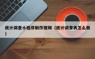 河源统计调查小程序制作视频（统计调查表怎么做）